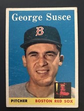 1958 Topps #189 George Susce  Boston Red Sox 