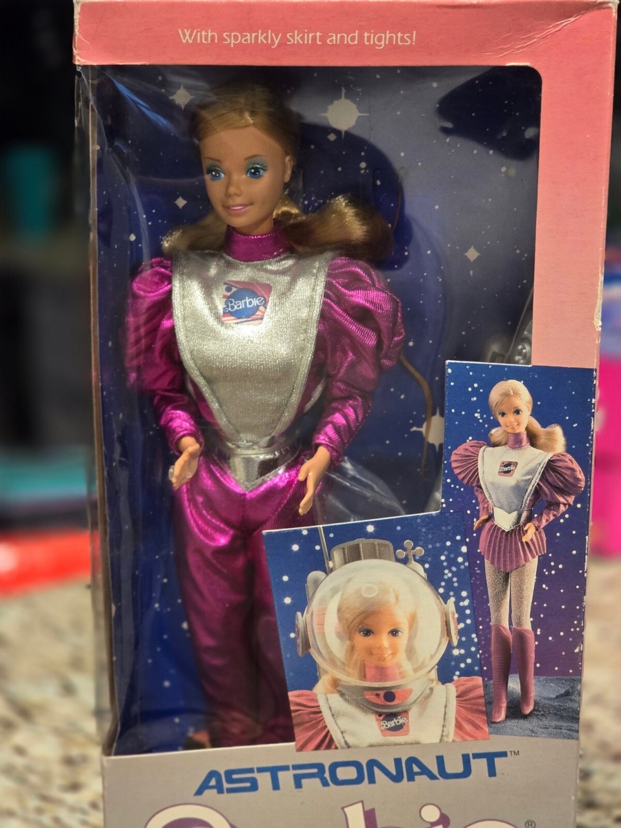 Mattel 1985 Vintage Pink Astronaut Barbie Doll #2449 NRFB