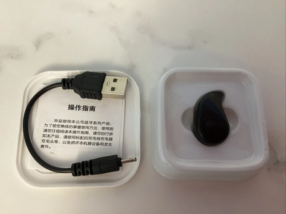 Mini Auriculares Bluetooth Inalámbricos Auriculares Inalámbricos Coche Teléfono Oreja Micro Auricular Foto 3 de 4