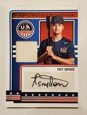 TREY SNYDER 2023 Panini Stars & Stripes NAT'L TEAM DEVELOPMENT JERSEY AUTO