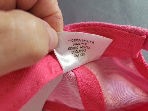 Snap-on Tools Breast Cancer Awareness Cap - Picture 5 of 5