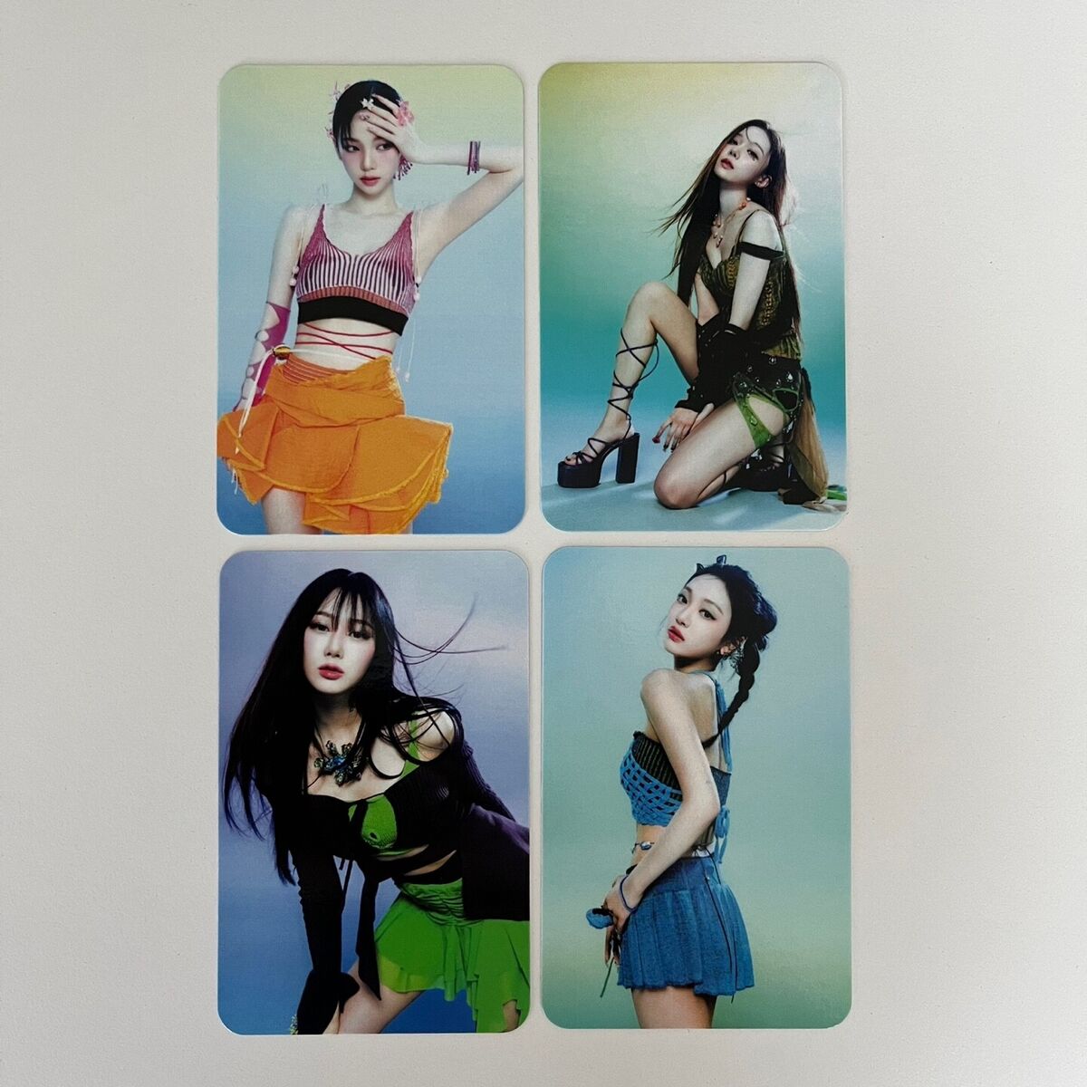aespa Better things Concept Photocards Karina Winter Giselle aespa Better things Concept Photocards Karina Winter Giselle