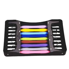 10Pcs Set Dental Composite Filling Instruments Silicone Handle With Cassette CE