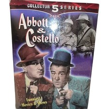 Abbott & Costello Comedy 5-VHS Movies Collectors Series Box Set New Sealed