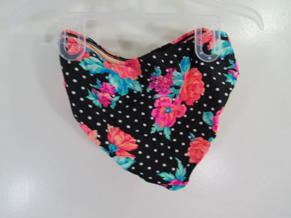 OP 2 Piezas Traje de Baño Parte Superior Inferior Talla M 7 9 Parte Superior y L 11 13 Parte Inferior Negro Floral Foto 4 de 4