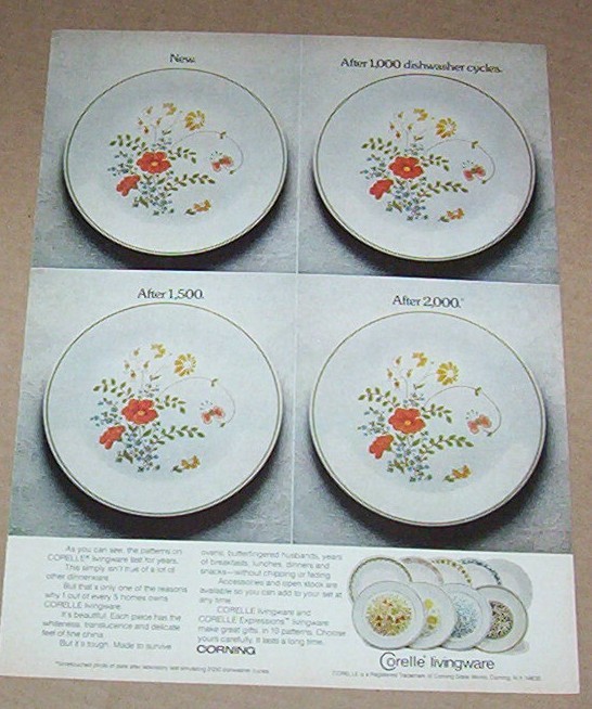 Vintage Corelle Spring Blossom Green Corelle Dishes Corelle Floral