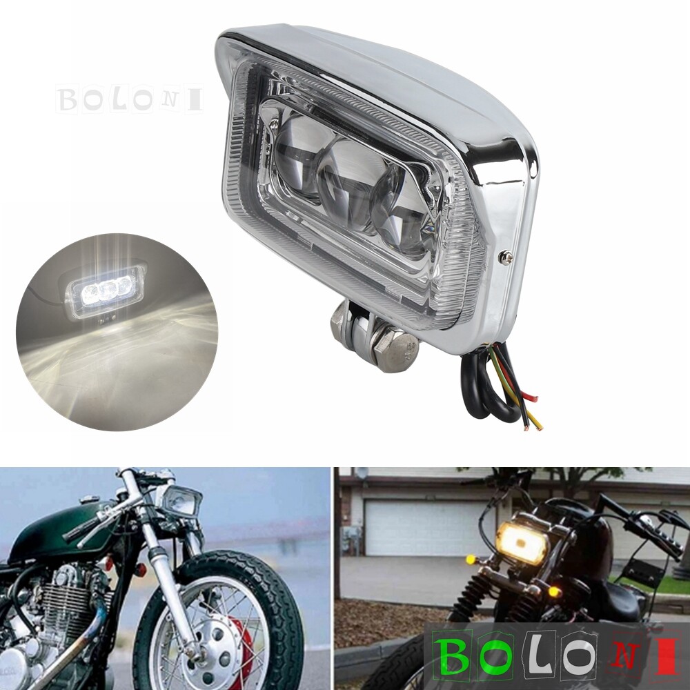 Katur Motorfietsachterlicht voor Harley Bobber Chopper Custom April IA Mana, zwart, 1 stuk
