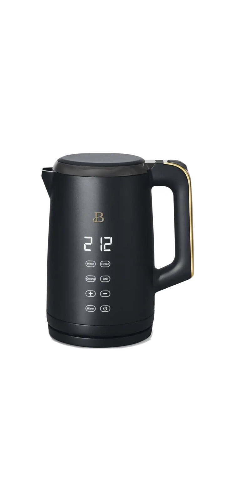 Drew Barrymore Black Sesame 1.7L One-Touch Electric Kettle-image