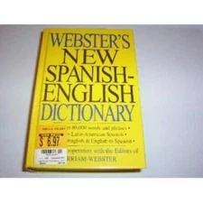 Websters New Spanish-English Dictionary - Hardcover By Merriam-Webster - GOOD