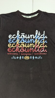 Ecco Unlimited T-Shirt Graphic Classic T Size Large - Read Note