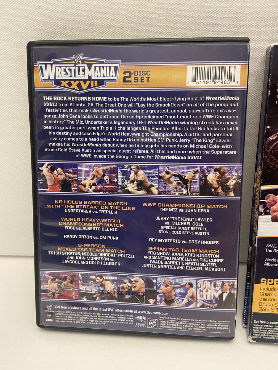 WWE: Wrestlemania XXIX And XXVII Set 651191951529| eBay