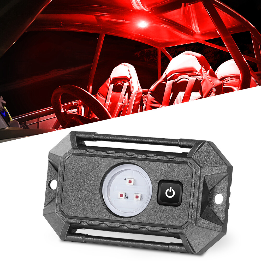 UTV LED Interior Dome Light Roll Bar Mount For Polaris RZR XP 4 1000