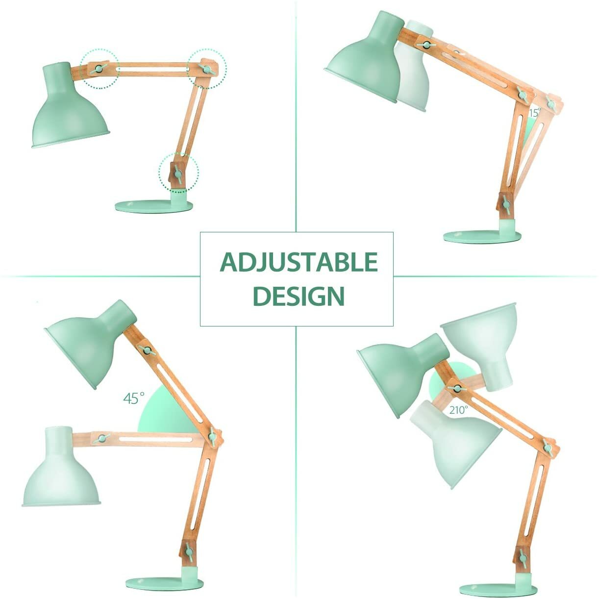 tomons swing arm led desk lamp