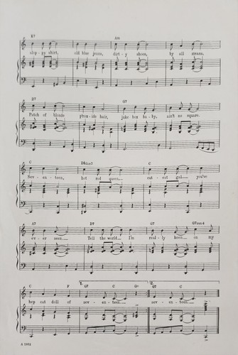Seventeen John F Young Chuck Gorman Piano Song Lyrics Sheet Music d6 - Picture 2 of 3