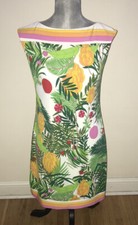 New TRINA TURK Hibiscus Shift Dress MADE IN USA size Small ($198) NWT Resort