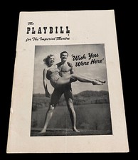 April 6, 1953 playbill wish you were here the imperial theatre