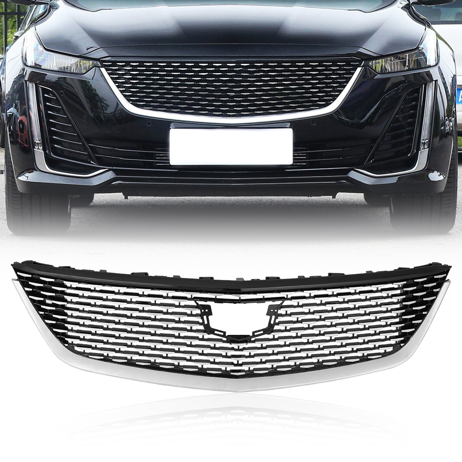 2020-2023 Cadillac CT5 Chrome Front Bumper Grille