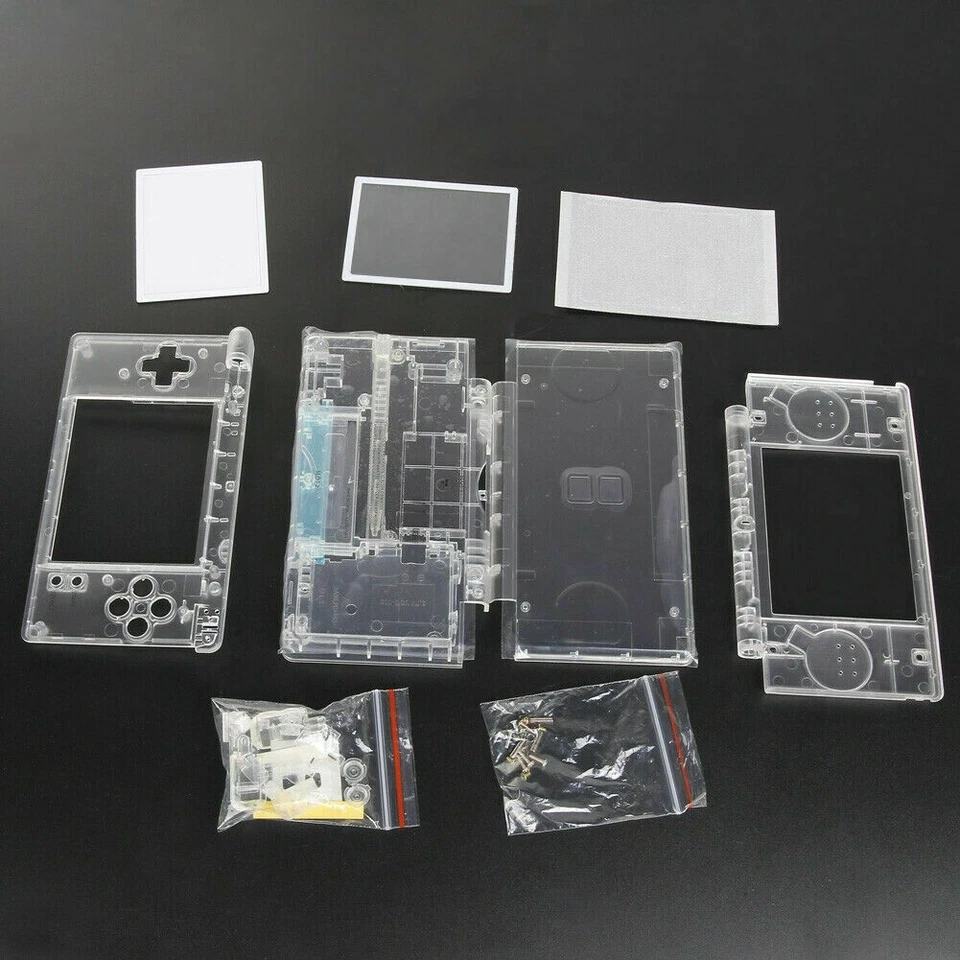 Full OEM Replacement Housing Shell Screen Lens Clear For Nintendo DS Lite NDSL - Image 3 of 4