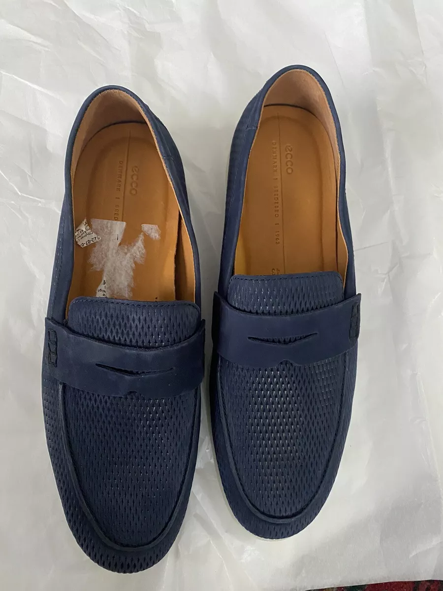 Ecco light shoes mens blue deals