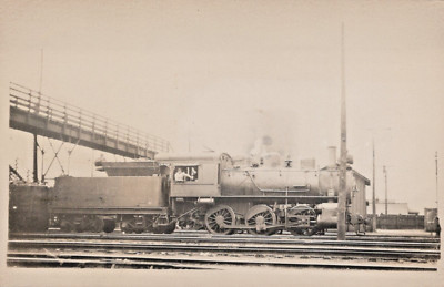 RPPC Postkarte Wabash Eisenbahn Zug Lokomotive Nr. 497 Foto PC (T4A)