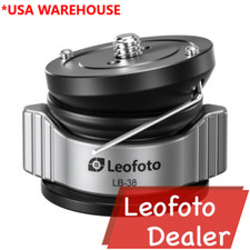 Leofoto LB-38 Mini Leveling Base with Butterfly Handle 10 degrees