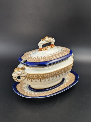 Antike Royal Worcester Glassauciere, mit Unterteller, um 1899. - Bild 7 von 24