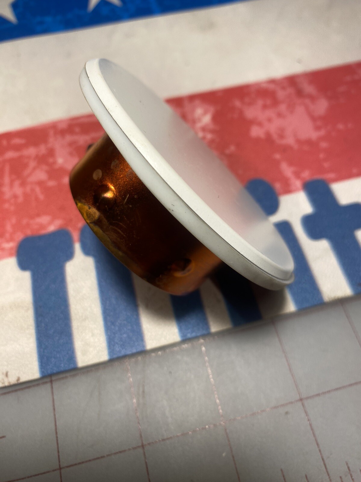 vintage sprinkler escutcheon Tyco Concealed Trim Ring Cover White Clean Room