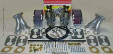 Weber Carburetor Kit VW Bug & Type 1 Dual 44 IDF - Redline Kit w/Genuine Webers