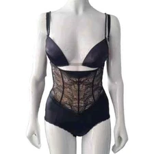 De-Branded M&S Wear Your Own Bra Body Firm Control Definition Lacy Body UK10