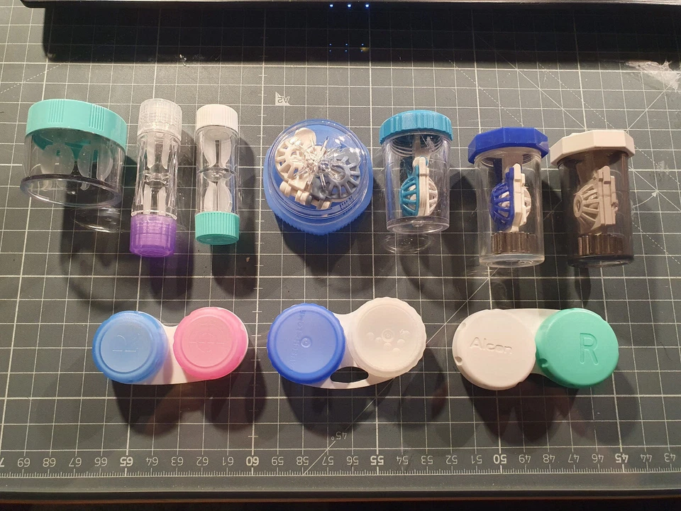 ALCON, MENICON, MICROBLOCK ETC. Kontaktlinsenbehälter