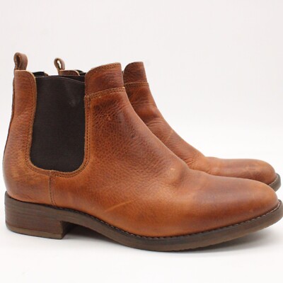 Bullboxer Chelsea Boots Womens Emma Black Leather Lug Sole