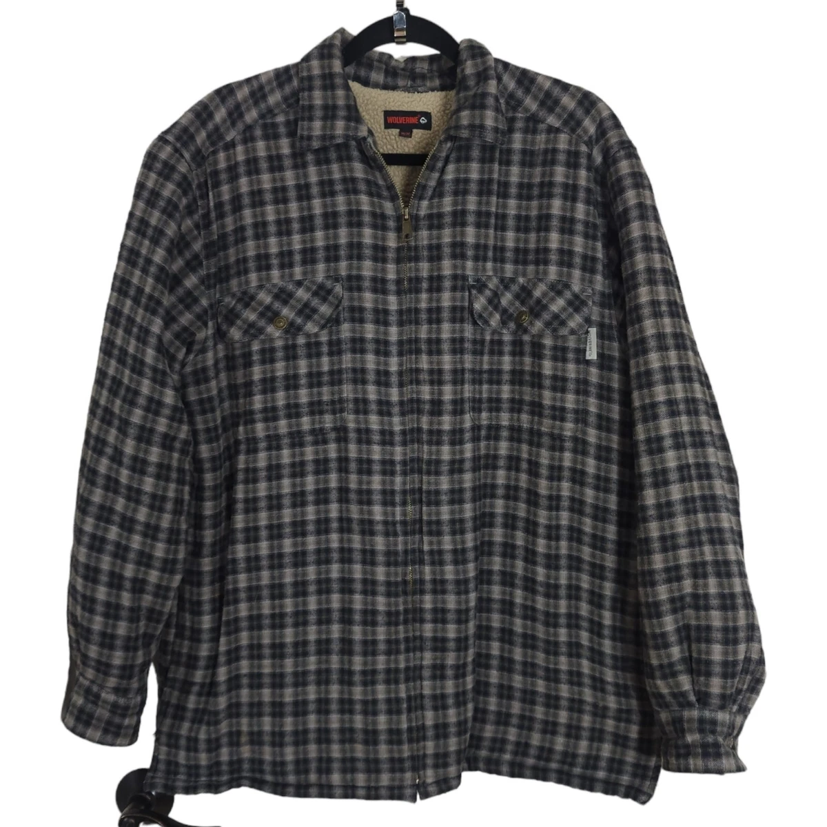 Wolverine flannel jacket cheap