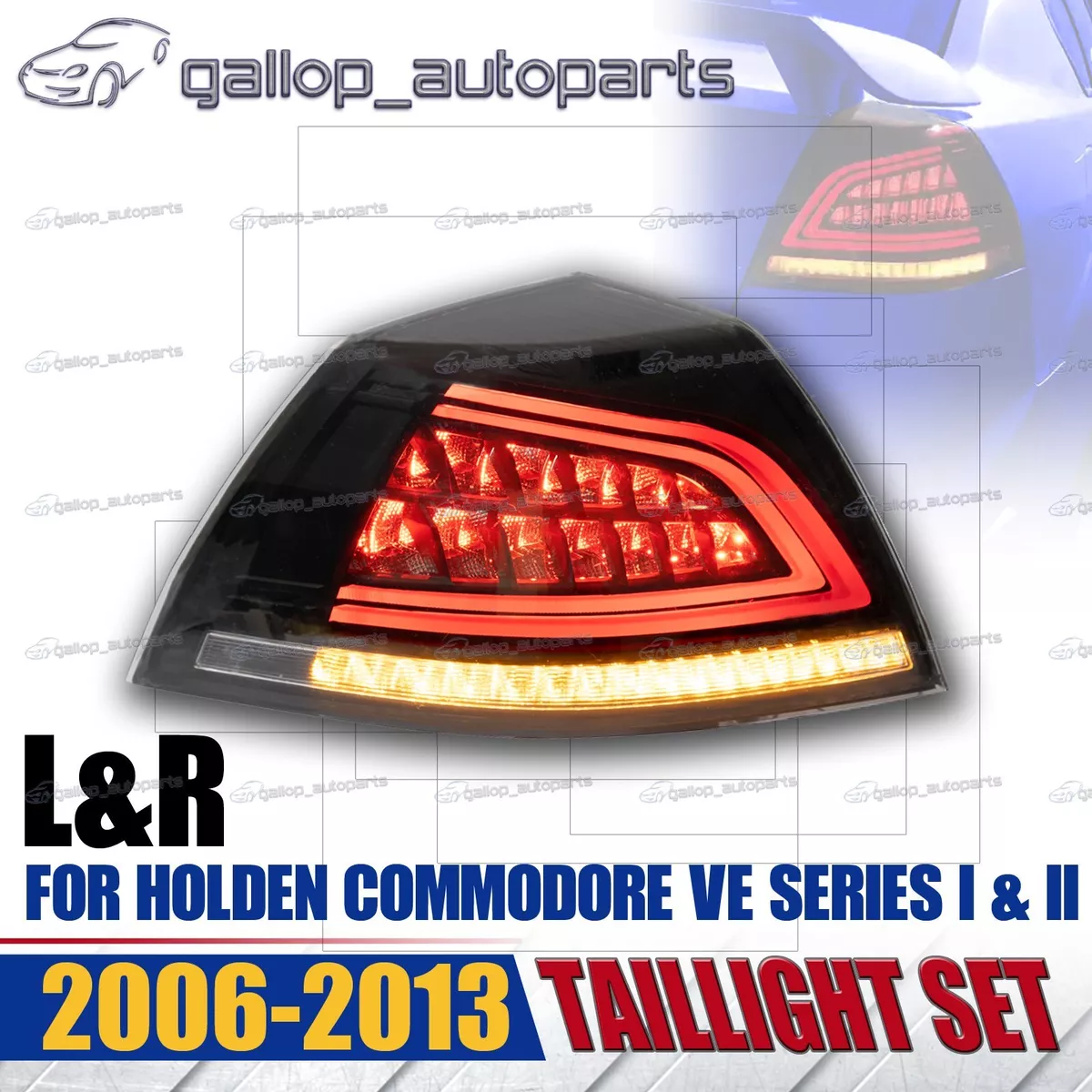Ve commodore 2024 led tail lights