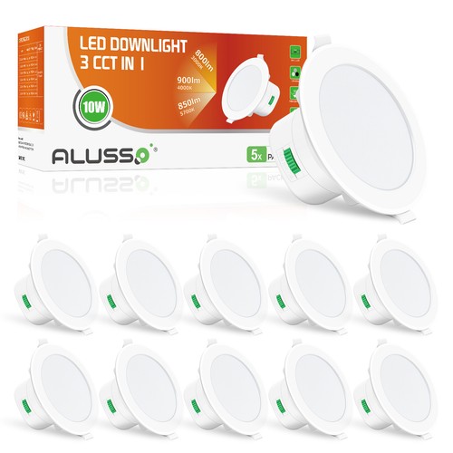 10Pack 10W LED Downlight 90mm Cutout Warm /Cool Daylight CCT with AU Plug 900lm - Picture 15 of 20