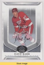 2020-21 Upper Deck SP Signature Edition Legends Silver Script Dave Barr READ 8tn