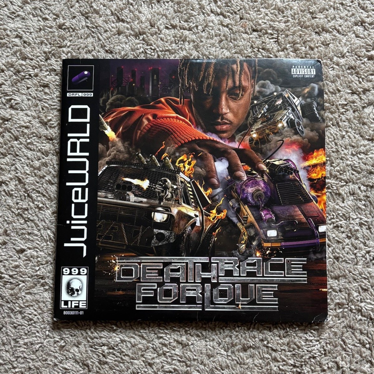 Juice WRLD “death race for love” RARE orange vinyl Urban