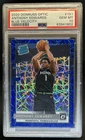 2020-21 Panini Donruss Optic Anthony Edwards Blue Velocity Prizm RC #151 PSA 10