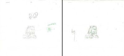 Leonardo of (TMNT) Turtles-2 Original Production Drawings