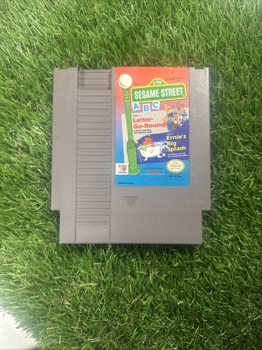 Sesame Street ABC (Nintendo Entertainment System, 1989) for sale