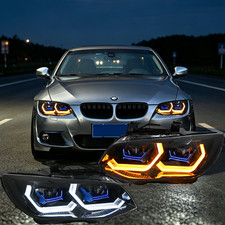 Dualcolor Headlights Wswitchback Drl For 20112013 Bmw 328i 335i E92 E93 Coupe Dualcolor Headlights Wswitchback Drl For 20112013 Bmw 328i 335i E92 E93 Coupe