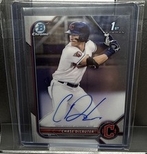 Chase DeLauter 2022 Bowman Chrome Draft 1st Auto CDA-CD 🔥🔥🔥