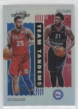 2020-21 Panini Contenders Optic Team Tandems Ben Simmons Joel Embiid #14 s3g