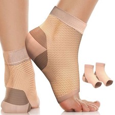 Doanas-2 Pairs Plantar Fasciitis Compression Socks Arch Support For Heel Relief