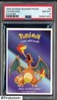1999 Dunkin Boomer Pokemon Sticker #6 Charizard PSA 8 NM-MT