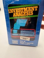 Shack TRS-80 PC-2 Software Library Investment Analysis NEW, Sealed