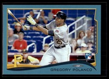 Gregory Polanco 2014 Topps Update Blue Border Rookie Card #US-221. rookie card picture