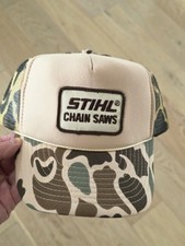 Vintage 1990s STIHL Chain Saws snapback Hat Deadstock UNWORN