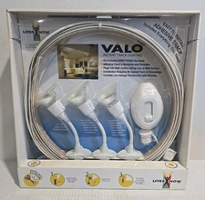 Lites Now VALO 8 Ft Original Instant Track Lighting Adhesive Track Kit Plug In