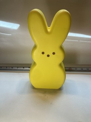 Peeps PEEPS Easter Bunny Marshmallow 10'' LED Blow Mold Candle Figure