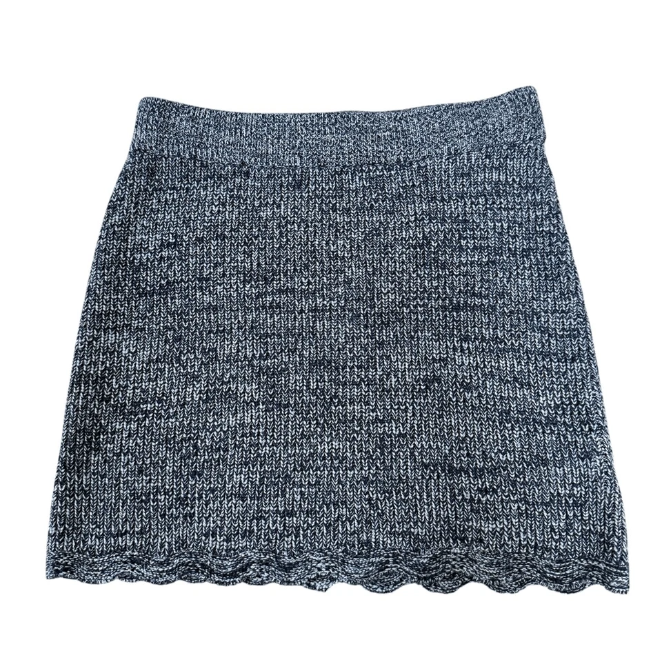 JOIE Detta 100% шерсти мягкий вязаный резинке юбка зубчатый край размер L новый с Ярлыками - Изображение 3 из 4